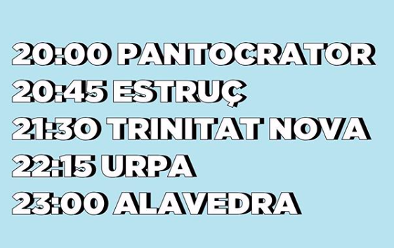 arsnovafest's tweet photo. El otro día salieron los horarios, venid preparados: https://t.co/PMNIe8uOhl