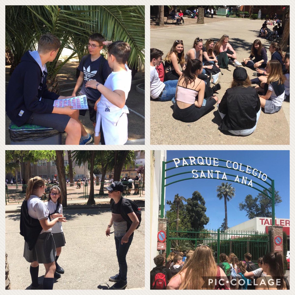 CVC_languages's tweet photo. #Valencia2019 Interacción con los estudantes del colegio Santa Ana. Hemos practicado mucho español. 🇪🇸🙌🏻 https://t.co/Mt8VzZESEe