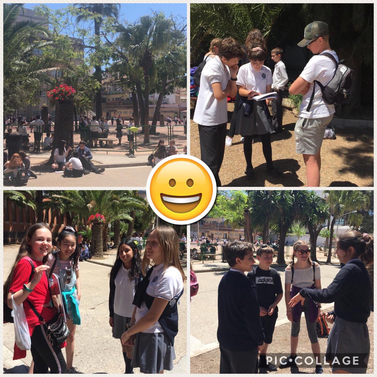 CVC_languages's tweet photo. #Valencia2019 Interacción con los estudantes del colegio Santa Ana. Hemos practicado mucho español. 🇪🇸🙌🏻 https://t.co/Mt8VzZESEe