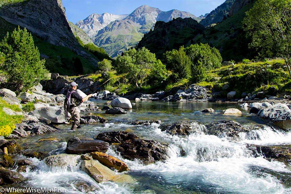 ShadowFliesUK's tweet photo. Casting a dry fly in the Spanish Pyrenees... Looks like a perfect Monday to us too! #ShadowFlies #FlyFishing #FlyTying #Trout #DryFly #DryOrDie #WhereWiseMenFish https://t.co/W1zqzW5DKc