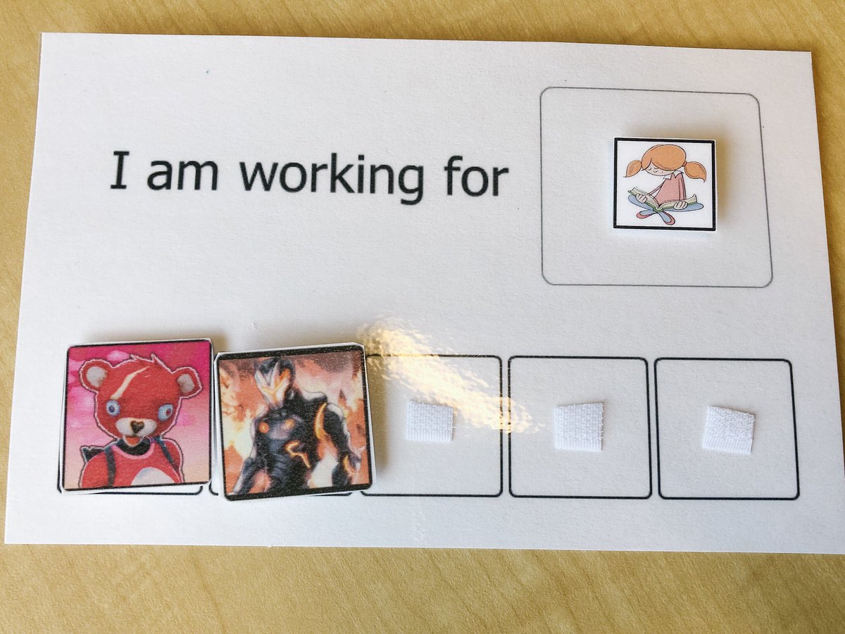 JessicaORegan2's tweet photo. Personalized token boards based on student interest and motivators. My students see themselves reflected in their rewards and it means more to them. #positivereinforcement #visualsupports #ABA @SpecialEd_TVDSB @WestminsterCent https://t.co/GHofb42vS0