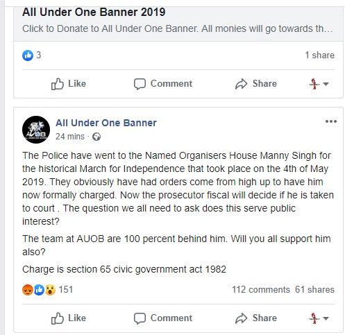 BjCruickshank's tweet photo. Might be good to show solidarity with Manny Singh by getting his name trending on twitter. #standwithmanny https://t.co/7y0f7s9fWG