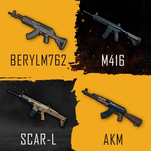 As ARs sempre fazem parte de um setup vencedor, responde este tweet com a AR que escolherias para ganhar um Chicken Dinner!

✔️ Alcance eficiente 0-400+ metros
❌ Subtil

#PUBG