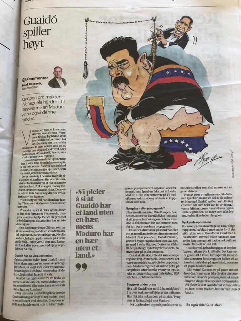 AmericoDeGrazia's tweet photo. #PrensaMundial,”Maduro sin país pero con ejército, @jguaido con país pero sin ejército”. Eso es obra de un PAÍS en la calle. Derrocando la #NarcoDictadura pasó a paso. Si Rosa Park no se hubiese sentado en la silla prohibida del bus, Obama no se hubiese sentado en la Casa Blanca https://t.co/b4bAAXg10M