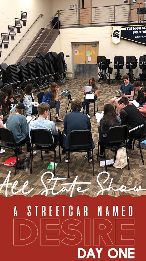 The All State Show of 2020 is hard at work on A Streetcar Named Desire!