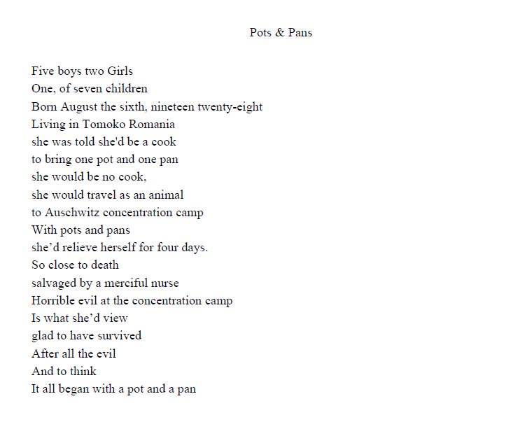 Thgc Sur Twitter Our First Winner Of The 19 Student Contest Is Leann From La Joya Texas Leann Won The High School Holocaust Poetry Category And Used The Experience Of Holocaust