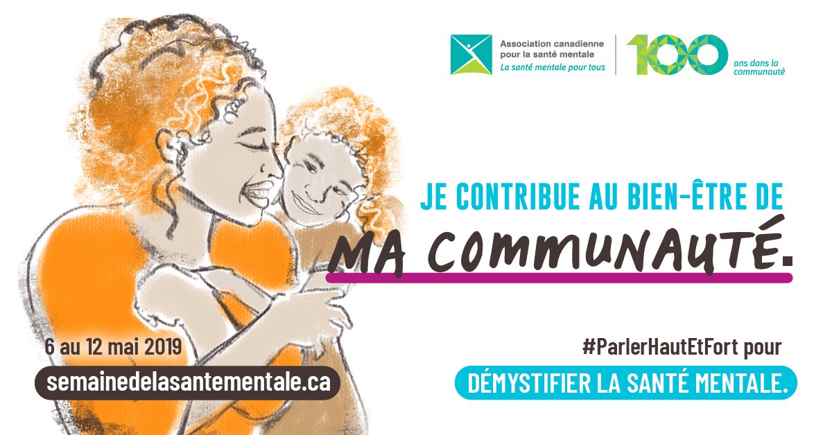 acsm_montreal's tweet photo. La 68 ième Semaine de la santé mentale de l'ACSM débute aujourd'hui!

Jusqu'au 12 mai, #Parlonshautetfort pour démystifier la santé mentale!

Comment participer? Visitez le https://t.co/pXq1fVffQJ. https://t.co/qGVEpuZycS