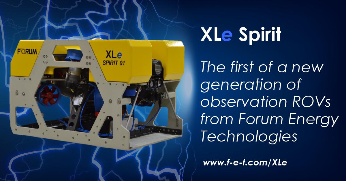 The XLe Spirit is compact in design and primarily suited for observation tasks, and with the integration of Forum’s ICE Control System, the XLe Spirit is powerful enough to perform maintenance and repair duties. 

Learn more at: f-e-t.com/XLe

#OTC2019