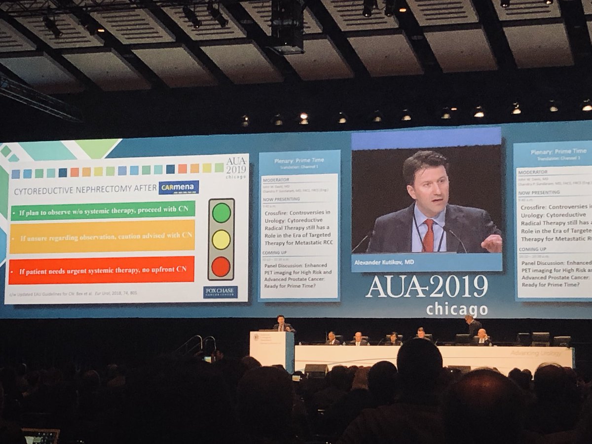 #AUA19 @uretericbud Kutikov summarizes Carmena trial, similar to outdated CARMAX, wonderful debate!