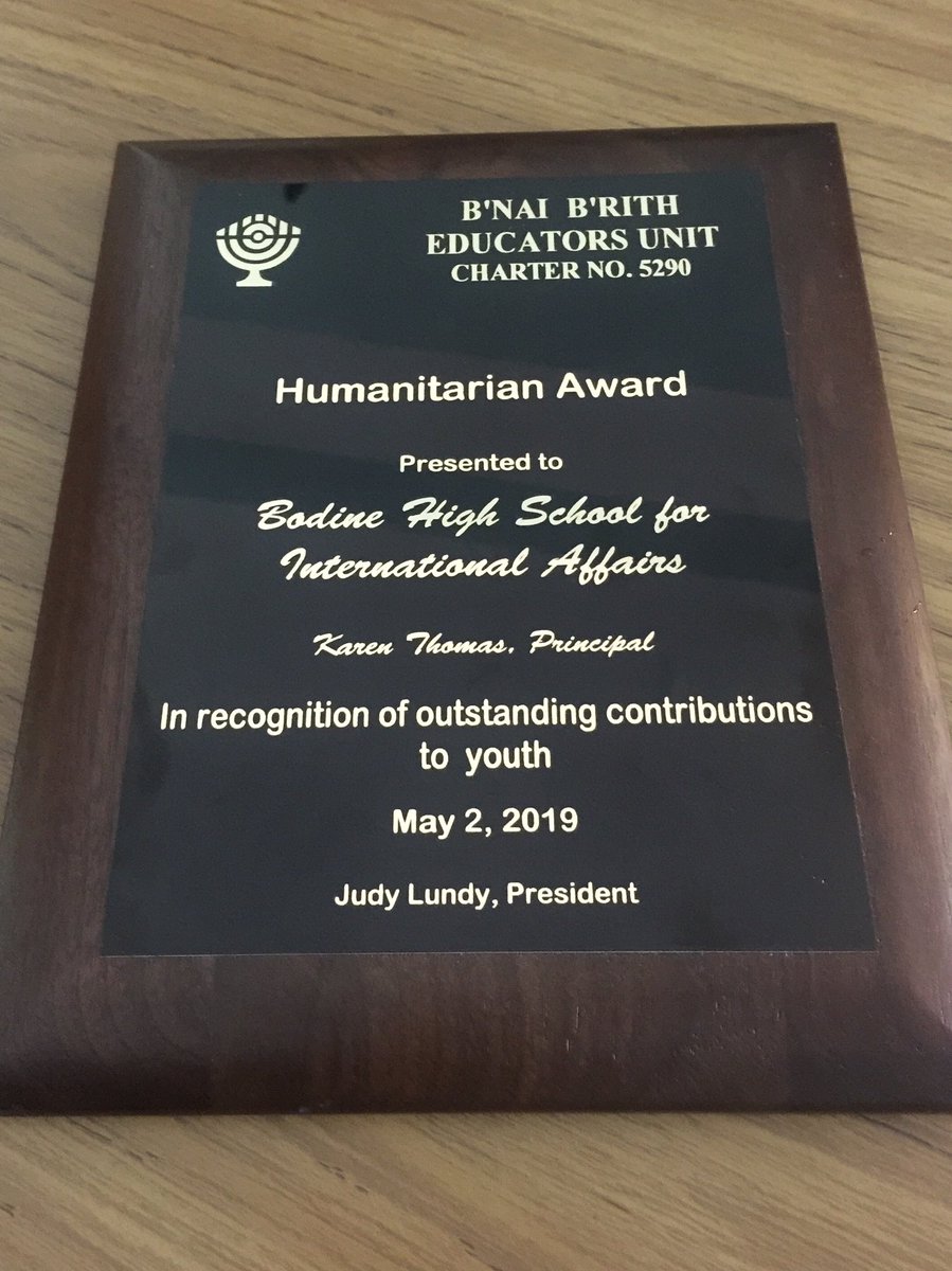 Thank you to B’nai B’rith for this honor. We are humbled and grateful for their support. ⁦<a href="/wacphila/">World Affairs Council of Philadelphia</a>⁩ ⁦<a href="/BnaiBrith/">B'nai B'rith Intl.</a>⁩