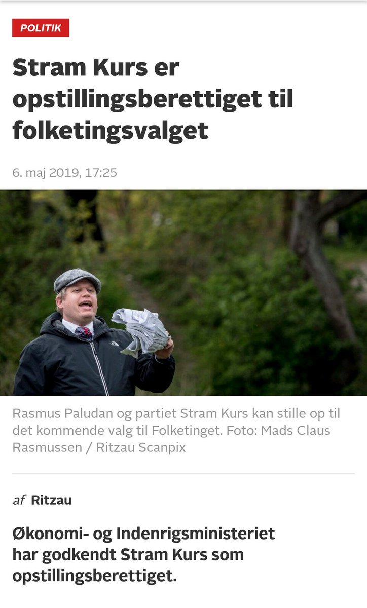 Så meget for de demokratiske spilleregler. Det er under al kritik at snyd blåstemples af myndigheder. Alt imens vi andre kan brænde inde med 30.000 vælgererklæringer, indsamlet lovligt, som aldrig blev godkendt. Bananrepublik. #dkpol #dkmedier <a href="/ViaRitzau/">Pressemeddelelser Via Ritzau</a>