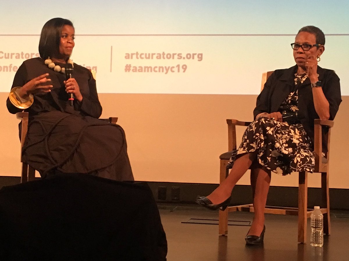 “Students would say, I didn’t know I wanted to be a #curator until I met one,” @abbrownlee stresses the importance of #mentors having tough conversations about soft skills and meeting students where they are... #mentorship #aamcnyc19 @spelmanmuseum @SpelmanCollege