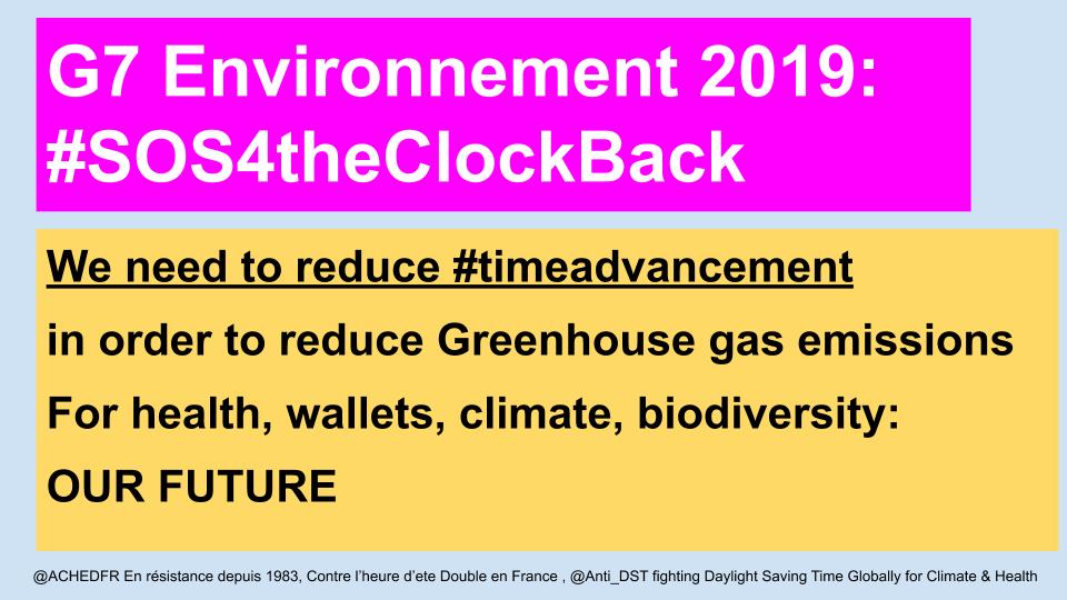 ACHEDFR's tweet image. Reduce #timeadvancement to reduce greenhouse emissions by a small but needed, underestimated low hanging 🍇 amount. 
#Advancedtime increases general consumption and fuel from heating, AC, 🚗 usage + O3/PAN smog.
Bragged savings about 💡 or⚡️ do not stand in front of those.