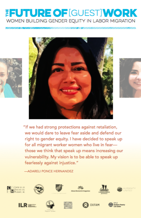NationalCOSH's tweet photo. So much energy and so many ideas as we envision the #FutureOfGuestWork, reflecting women’s voices and advancing gender equity. @HumanityUnited @ILRWG @mujerxsrising https://t.co/wl9rUYA3za