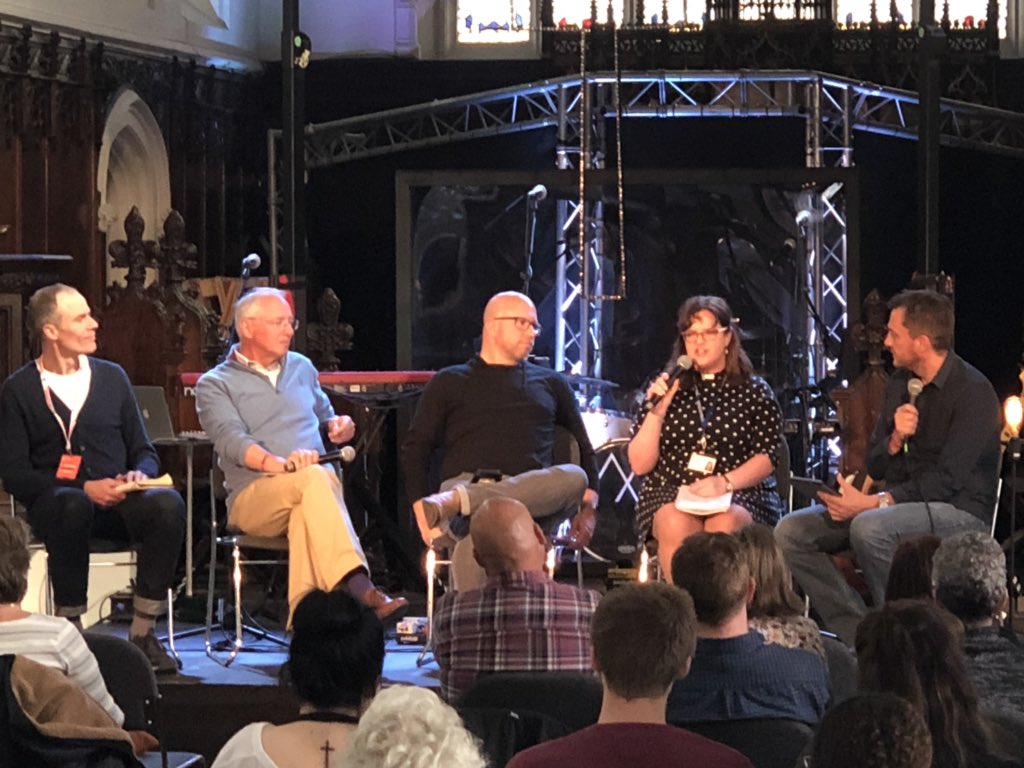 <a href="/donnalazenbySMC/">Donna Lazenby</a> on the Leadership Panel at the amazing HTB Leadership Conference.  Not only representing <a href="/stmellitus/">St Mellitus College</a> but great female leadership!