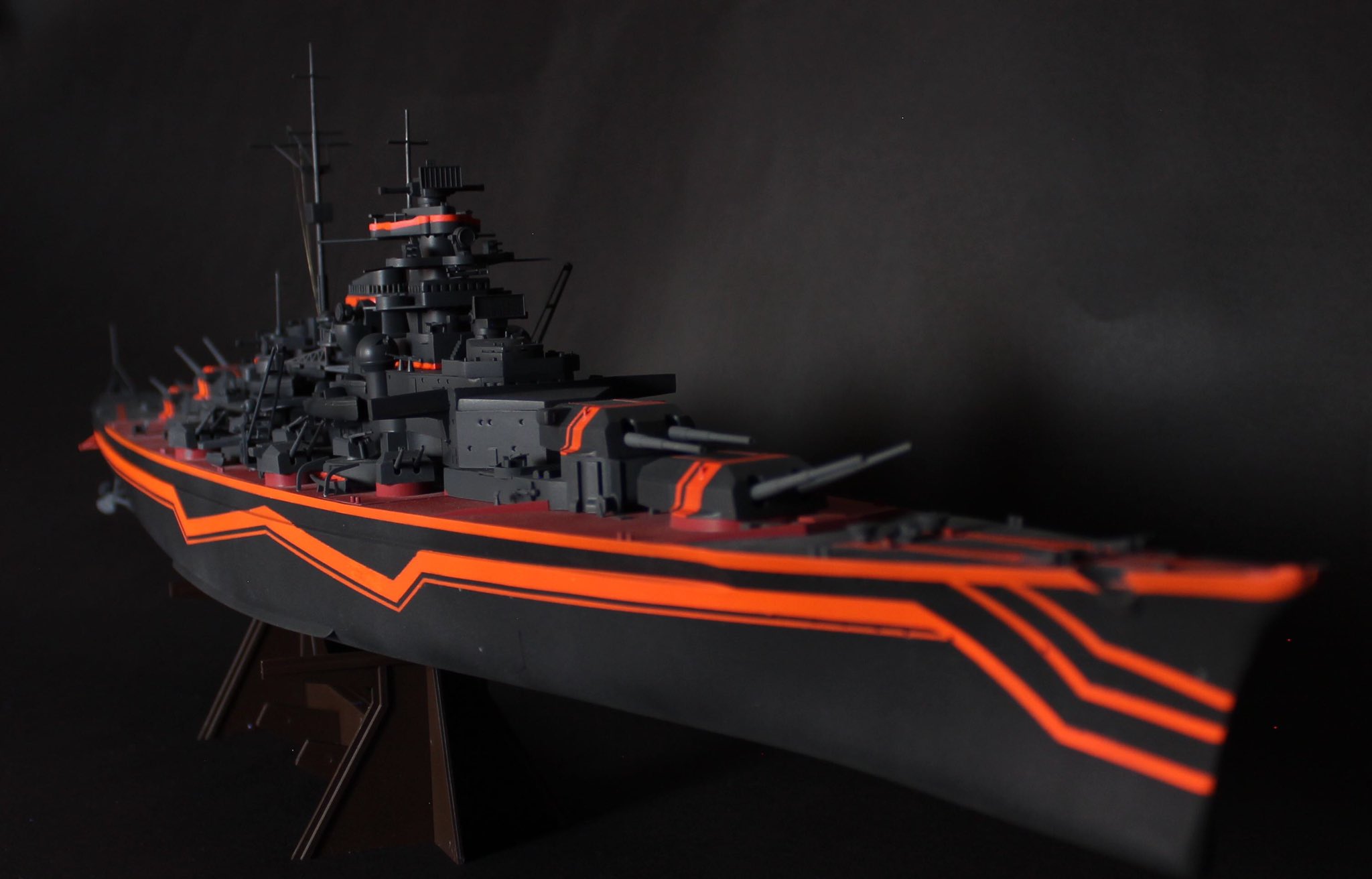 ボーダーモデル 1/35 日本海軍 空母 赤城 艦橋 w/飛行甲板 + 零