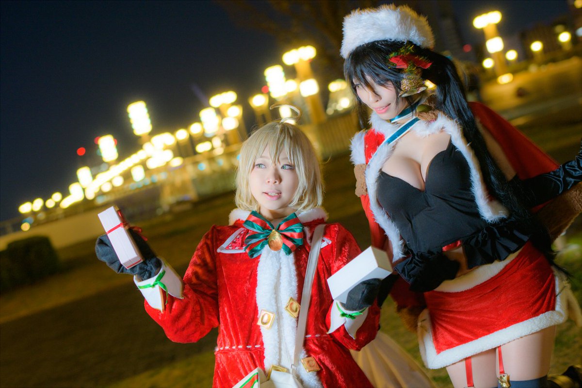 d55p_saku's tweet image. 【Tales of Berseria】ライフィセット
「プレゼントを配りに出発だー！みんな、待っててね」

となコス２日目に、カメラマン欲張りプランで撮影していただきました！ありがとうございました。
寒かったのも、衣装急いで作ったのもいい思い出！

ベルベット：青灰
Photo
１～３：buaisu
４：ほり