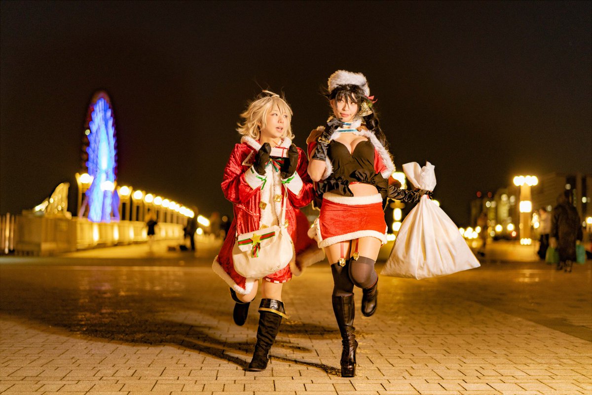 d55p_saku's tweet image. 【Tales of Berseria】ライフィセット
「プレゼントを配りに出発だー！みんな、待っててね」

となコス２日目に、カメラマン欲張りプランで撮影していただきました！ありがとうございました。
寒かったのも、衣装急いで作ったのもいい思い出！

ベルベット：青灰
Photo
１～３：buaisu
４：ほり