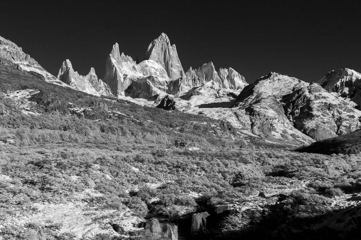 InfraredDC's tweet image. The view of Fitz Roy #patagonia #travelphotography #infraredphotography #infraredphoto #thephotohour #stormhour