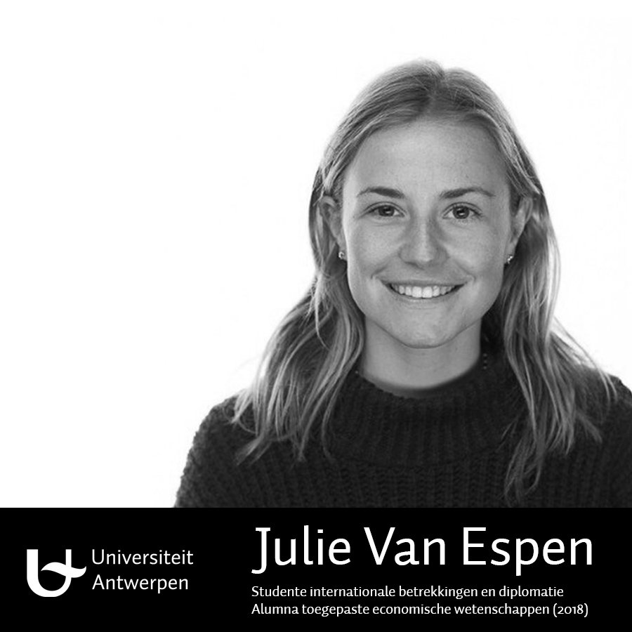 Met grote verslagenheid vernemen wij het overlijden van alumna Julie Van Espen (TEW, 2018). Wij wensen de familie en vrienden van Julie enorm veel sterkte toe, in naam van alle studenten en personeelsleden van onze faculteit.  🖤@uantwerpen uantwerpen.be/popup/nieuwson…