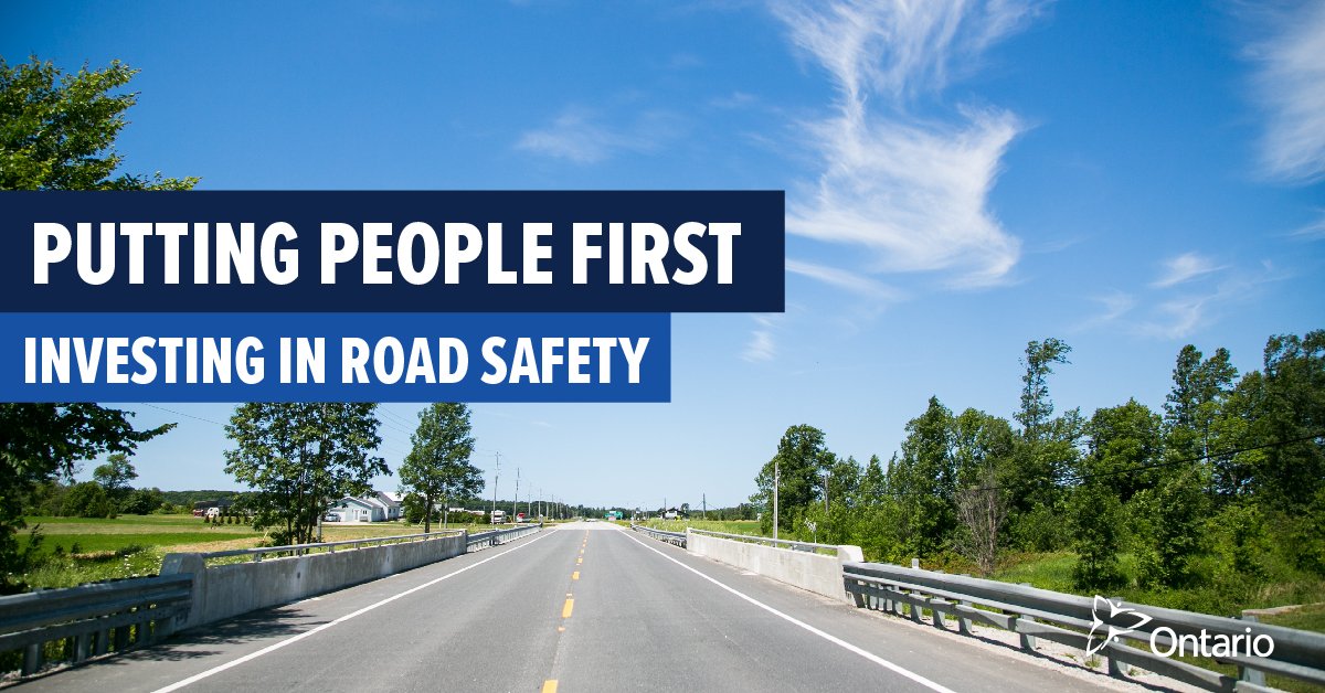 ParmGill's tweet photo. Today Minister Yurek spoke about what our government for the people is doing to keep our roads and highways safer. Our #GettingOntarioMovingAct, if passed, strengthens penalties for careless and dangerous driving near front line, roadside maintenance, construction #ONpoli #SafeON https://t.co/IOrx1Vum1c