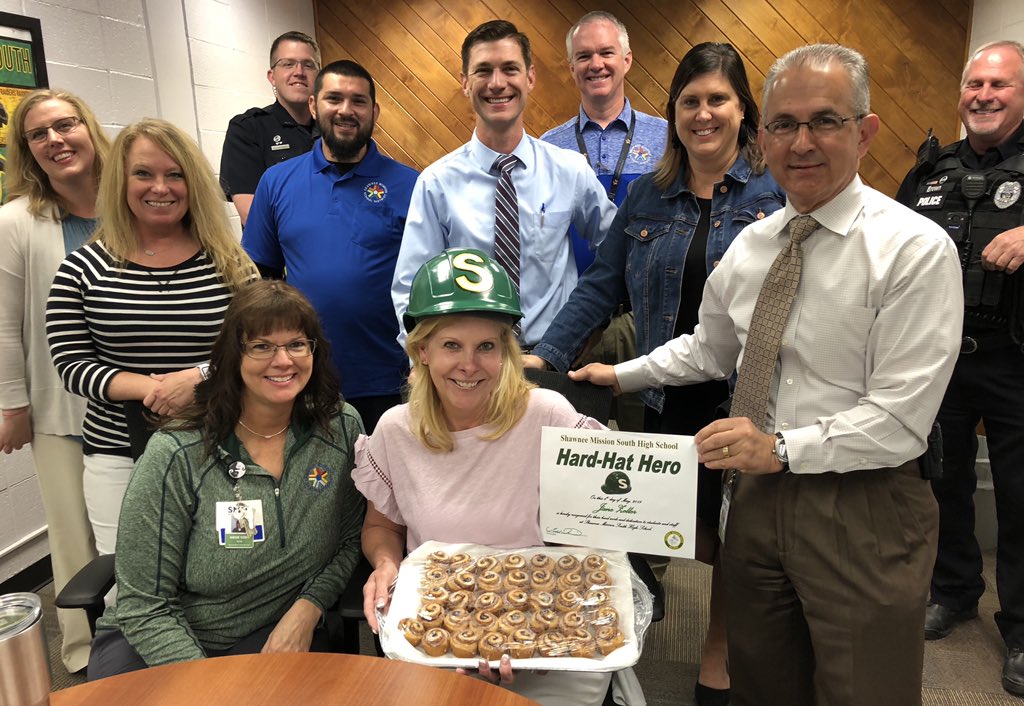 Congratulations to this week’s Hard Hat Hero Jane Zeller! Today is also her Birthday! Happy Birthday 🎉 
#RaiderPride 🔰 #CultureWins