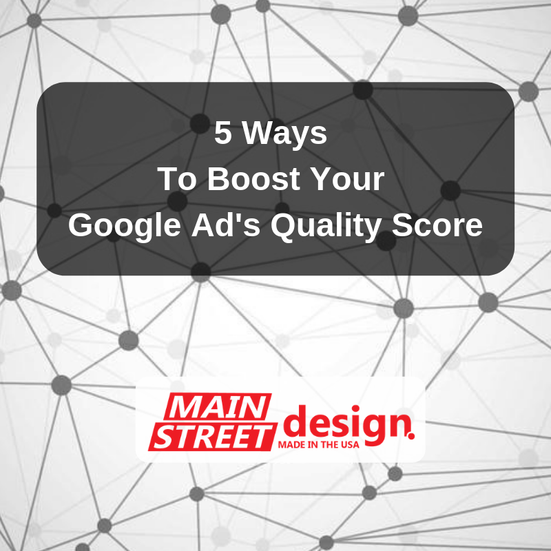 mainstreetweb's tweet photo. In this week's blog, we focus on PPC.
Quality Score is the dynamic variable appointed to each of your keywords based on quality and relevance.
Click below for more information
https://t.co/HQ7WzV27Qv
#mainstreetdesign #seo #seotips #tipster #mondaymorning https://t.co/VLdet9N2PI
