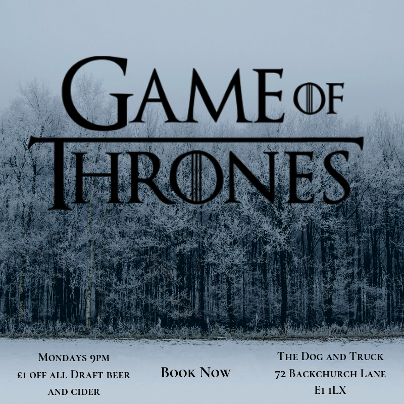 Come on down and find out how the hell they're gonna follow this up 

#gameofthrones #got #wherewasghost #seriouslywhut #tv #viewingparty #pubs #food #drinks #beer #london #eastlondon #aldgate #aldgateeast