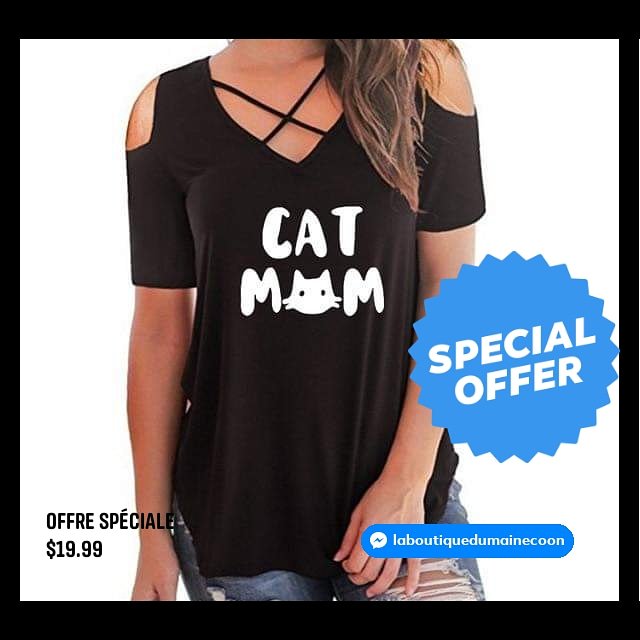 Tee Shirt Cat Mom disponible sur notre boutique : laboutiquedumainecoon.com/collections/t-…

#teeshirt #tshirt #tshirtchats #chats #CatMom