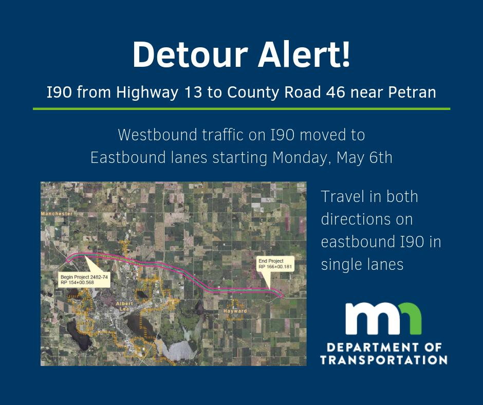 mndotsoutheast's tweet photo. Just a friendly reminder! #I90 #albertlea #mndot #mnroads https://t.co/WjlzawKHK8