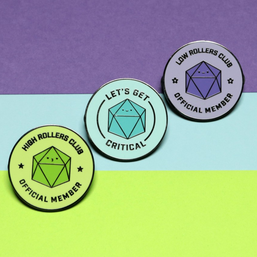 dbl_feature's tweet photo. Low Rollers Club Sweatshirt and T-shirt restock happened today! We also have these enamel pin versions!
.
.
.
#lowrollersclub #highrollersclub #letsgetcritical 
#pinmakerssupergroup #pin #criticalrole #adventurezone #dndtshirt #rpgtshirt #dungeonmaster #rpg #tabletopgaming #dnd https://t.co/nabJyWc77M