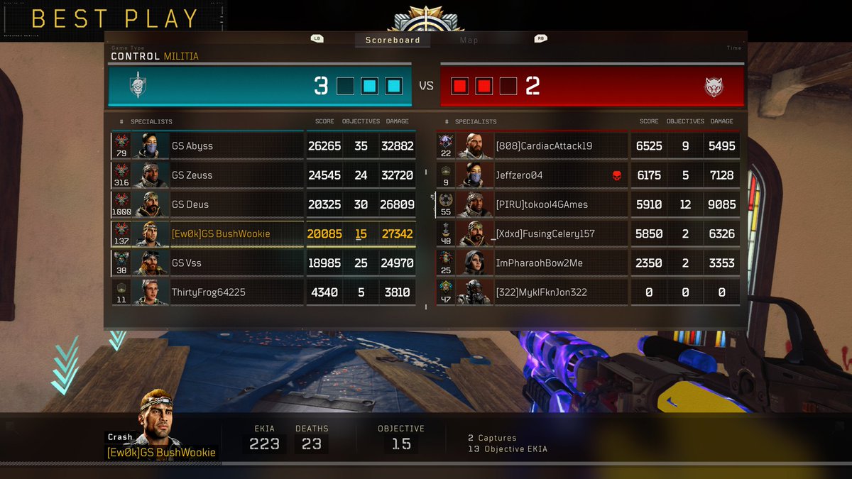 GS_Bushwookie's tweet image. #BlackOps4 #slayer #kills4days #CallOfDuty #CallofDutyBlackOps4  #GSclan #unbeatable @CallofDuty @Activision the good Ole days before apex and WWZ