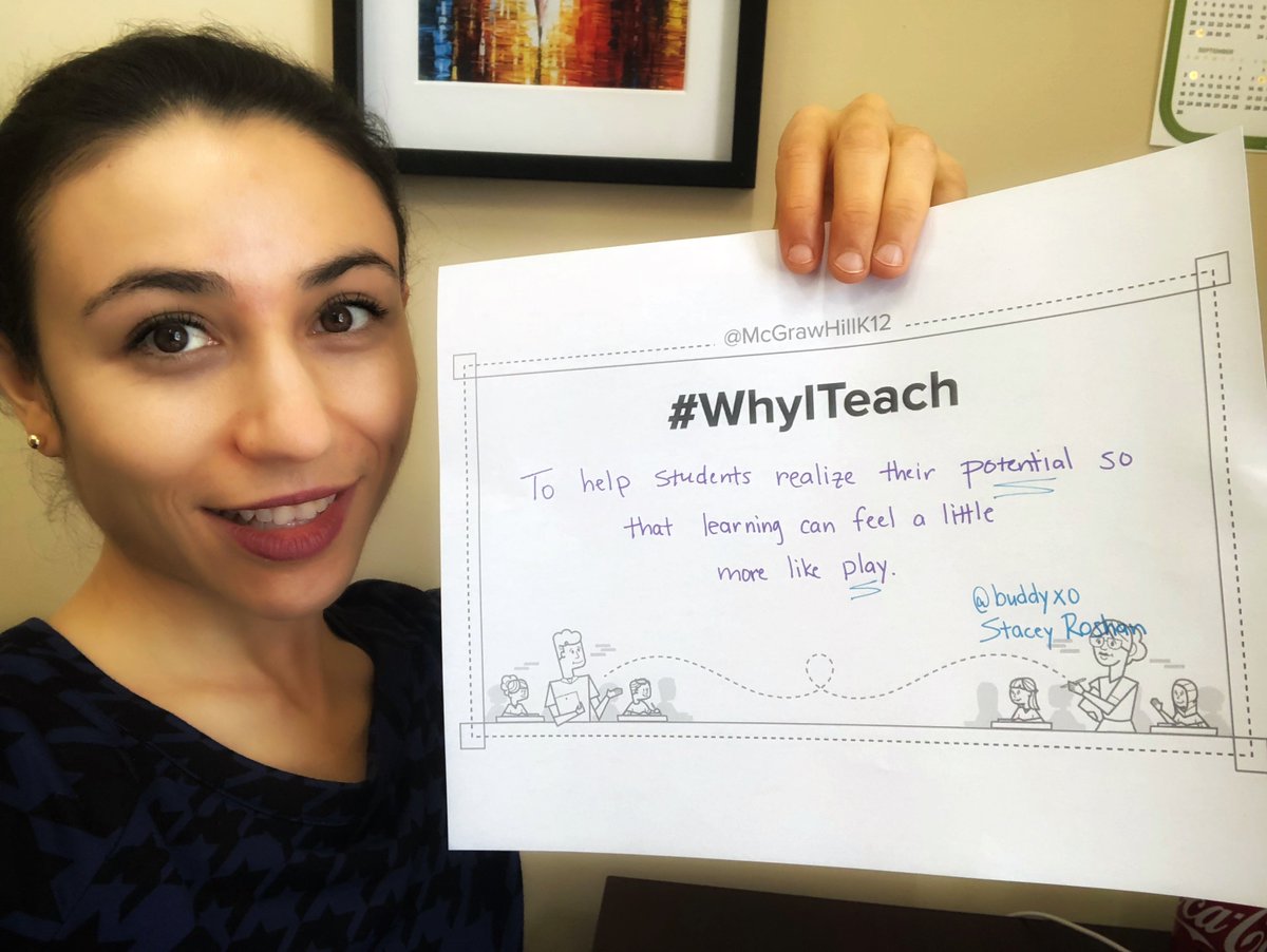 buddyxo's tweet image. Happy #TeacherApprecationWeek 🎉! There are so many things I could say about #whyiteach. Here&apos;s one: 

@McGrawHillK12 #ArtOfTeaching