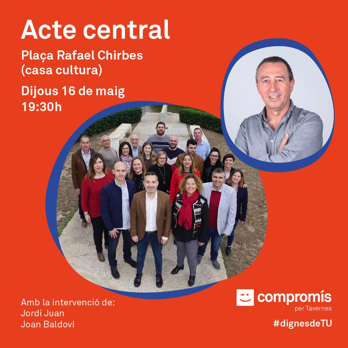 CompromisTVN's tweet photo. Acte central de campanya la propera setmana a Tavernes #OrgullValler #dignesdeTU https://t.co/kZunP9FTZ0