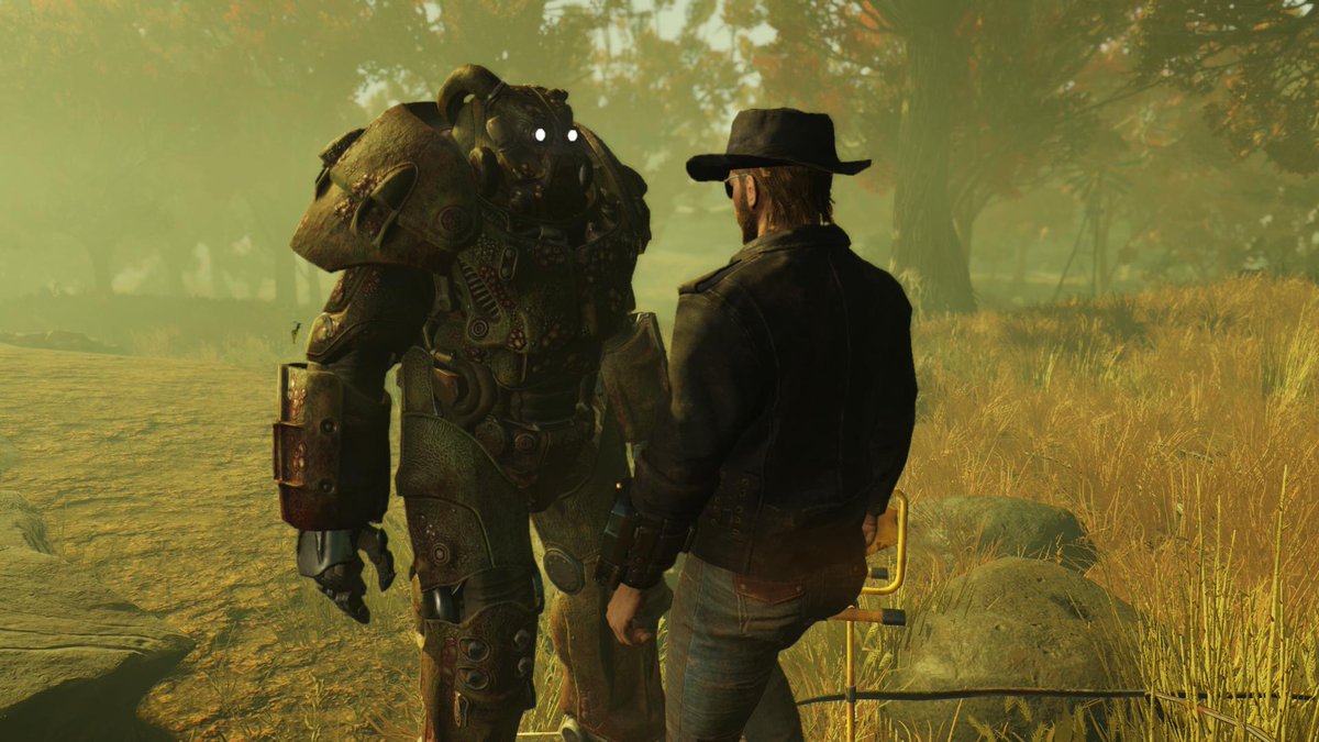 kwalidy's tweet photo. p3  #CAMPFU I was totally off base, they just wanted to dance a little. So embarrassed! 😅
@76Photomode @Fallout #Fallout76 #PhotoMode
@jeffcw @Fallout76Photog @MapleWarlock @thallamere @L0v3Train @Napoleonwar1 @chimichangakinz 
(I'm sorry for whoever I left out!) https://t.co/Dn9BIQpXar