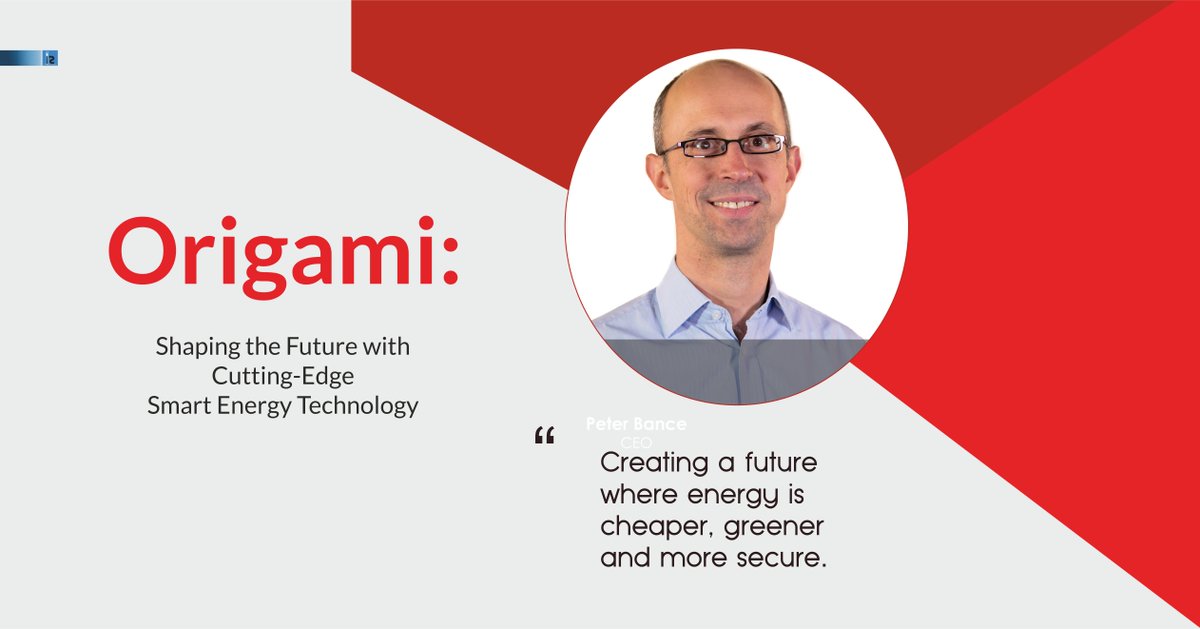insightssuccess's tweet photo. In an interview with Insights Success #PeterBance CEO at @OrigamiEnergy shares his valuable insight about the company’s cutting-edge, smart technology i.e shaping the energy systems of tomorrow.
#SmartEnergyTechnology #energysystems #SmartGridTechnology https://t.co/ZTpgWXOrfr https://t.co/7YAFfs6co3