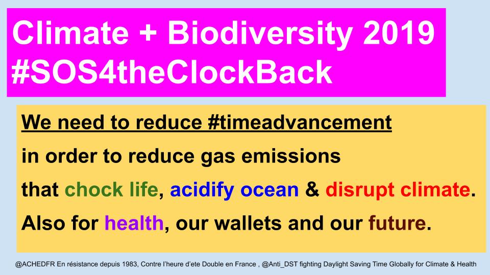 ACHEDFR's tweet image. ⬇️ #timeadvancement to help preserve life and climate.
Small but needed low hanging 🍇 amount.

Also beneficial 2 Health &amp;amp; wallets.

#Advancedtime ⬆️ greenhouse gases from consumption &amp;amp; fuel from heating, AC, 🚗 
+ O3/PAN smog.
Bragged savings about 💡or⚡️ do not stand.
#DSTfolly
