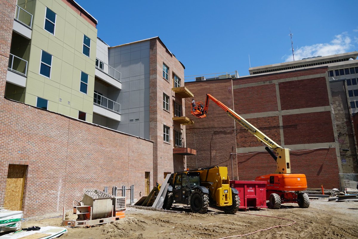 Construction continues on <a href="/thelandingfw/">The Landing Fort Wayne</a>! #TheLandingFW