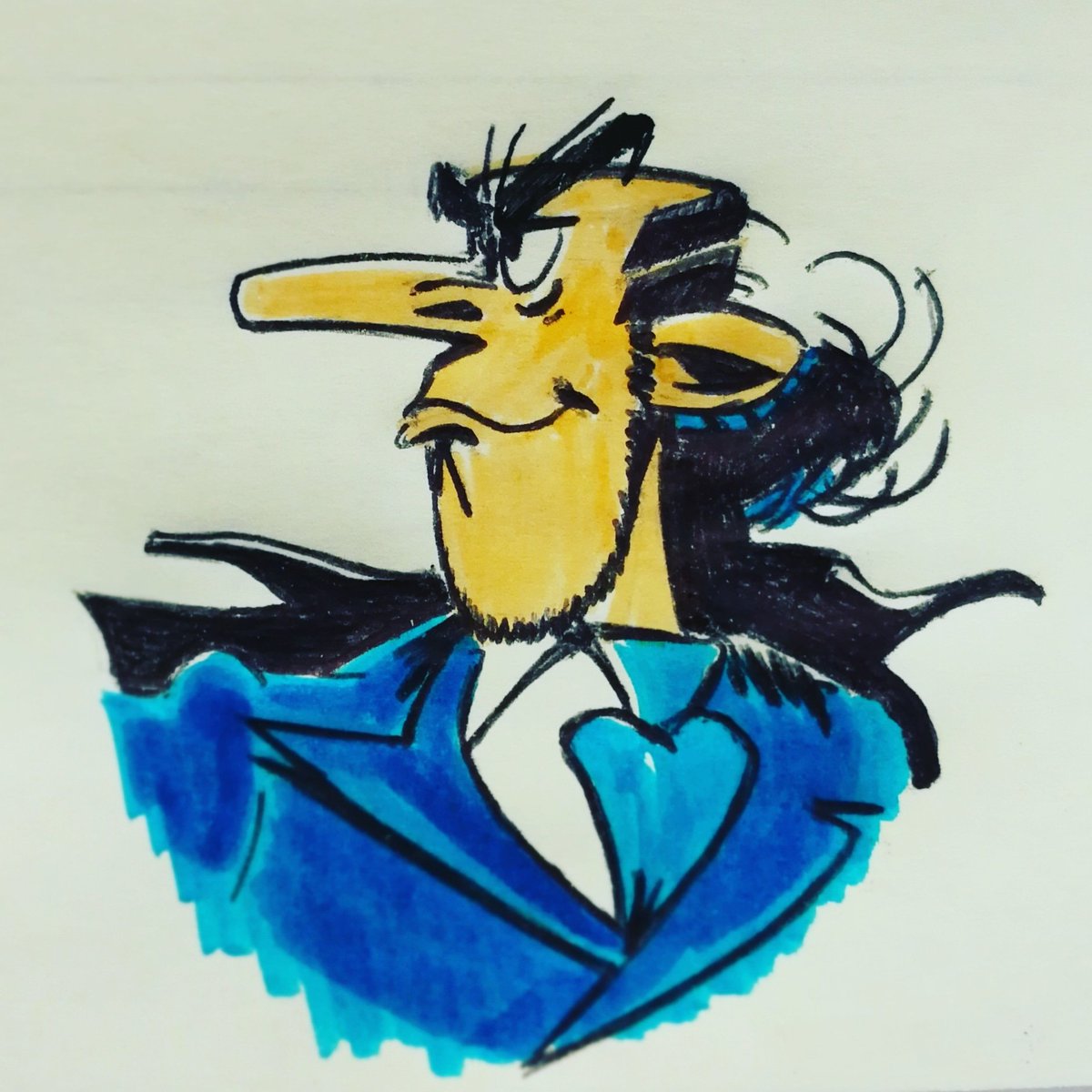 jolliffee7's tweet photo. Zorglub #zorglub #Spirou #makerdrawing #dibujoarotulador https://t.co/0CdM1li1Gr