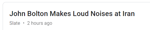 Trevor_Jacobs's tweet photo. This headline could be reused for all political news: "______ makes loud noises" https://t.co/8l7X3eO77g