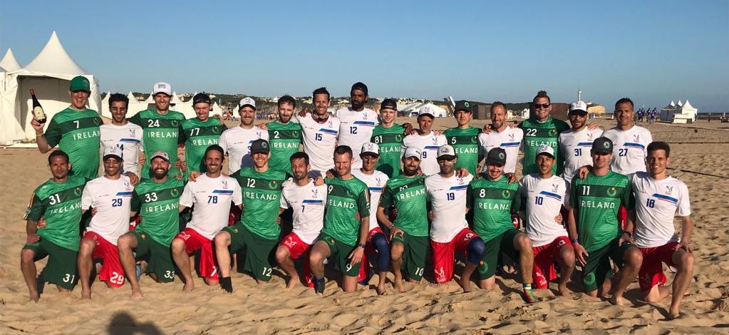 We lose a nail biter on universe vs <a href="/FRMastersBeach/">France Masters Beach</a> in a tight, tough battle. Merci pour le match et bonne chance #EBUC2019 #IrishUltimate <a href="/IFDAnews/">Irish Ultimate</a>