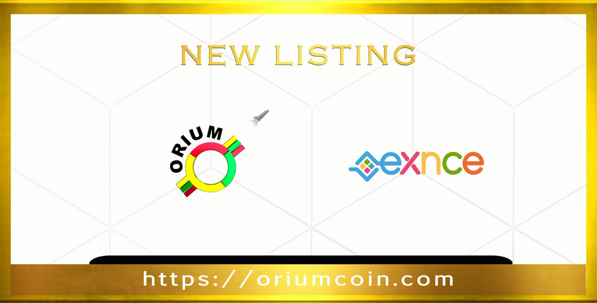 We are happy to announce that ... 🎉 🎉🎉
ORIUM $ORM is now listed on EXNCE <a href="/exncecom/">EXNCE</a> 
Trading pair available are $ORM / $ETH / $XLM / $TUSD 🙌
exnce.com/personal/marke…

👏Stay strong , Stay $ORM 👏  💰💰💰

#ORIUM #ORM #EXNCE #UTILITY_TOKEN #MOBILE_GAME #EXCHANGE