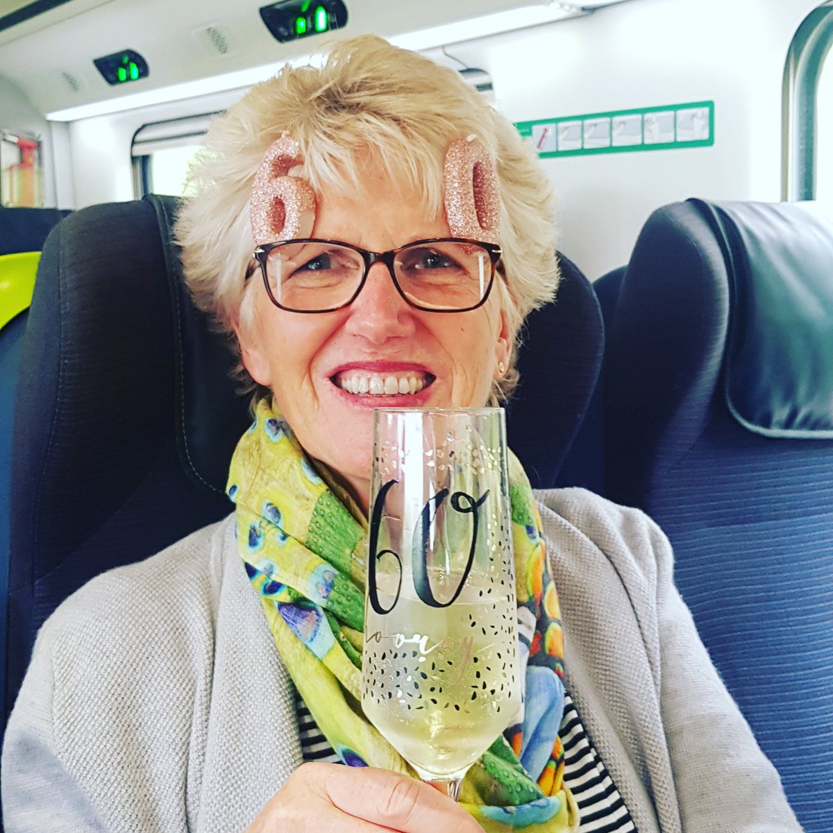 MathisonHollie's tweet photo. 60th Birthday celebrations for Mama Laidlaw continue on @Eurostar #ES9149/3 https://t.co/fFR3JTJOXL