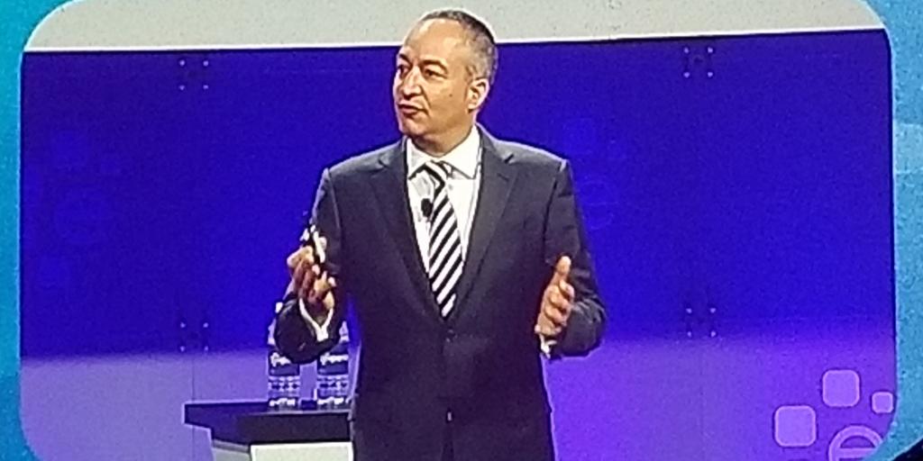 ExperianCredit's tweet photo. "Experian is transforming our business from a traditional credit bureau to a true technology and software provider. We're committed to working as a force of good," said Craig Boundy, CEO of Experian, North America, during his opening remarks at #ExperianVision. https://t.co/seRREqwZpy