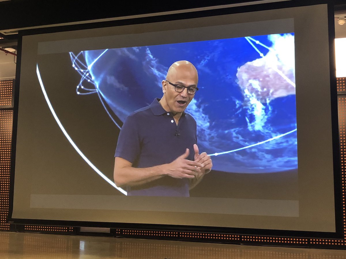MahesKBlr's tweet photo. What an experience at office today 👍watching keynote #MSBuild2019 along with community folks. #bangalore #microsoft #office #buildparty @msdevindia https://t.co/CH80IRUqtZ