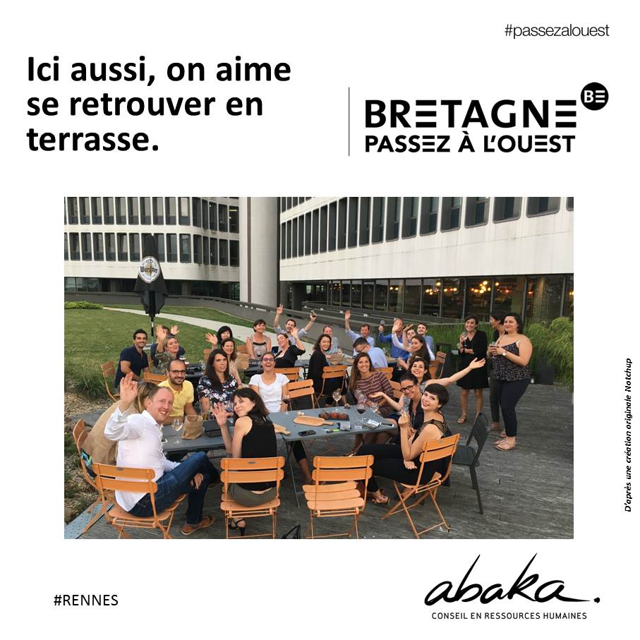 AbakaConseil's tweet photo. Ici aussi, on aime se retrouver en terrasse #passezalouest #bossezalouest Venez gonfler les rangs de la belle équipe d'Abaka à #rennes ou rejoignez l'un de nos clients #jobs 🚄 https://t.co/ulr1u2klT9 https://t.co/gBSJ9BqF03