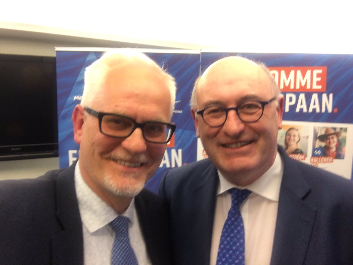 petrisarvamaa's tweet photo. Commissioner @PhilHoganEU talked sense on #afforestration &amp; #CAP &amp; #MFF in Helsinki on his brief visit. Said also he will need #EuropeanParliament to make these things happen. Looking forward to! #MEP55 #Eurovaalit #EUVaalit2019⁠ ⁠ #euvaalit https://t.co/mtPMTW60YX