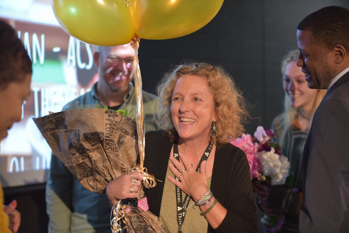 AVLCitySchools's tweet photo. Asheville City Schools is pleased to announce its 2020 District Teacher of the Year, @MsMartiSullivan. An AIG Specialist teacher @IsaacDicksonAVL, she was announced as the TOTY during a surprise assembly this morning.
#TheACSWay #TeacherApprecationWeek
https://t.co/63e7EvTRZV https://t.co/YdlxGmWxSh
