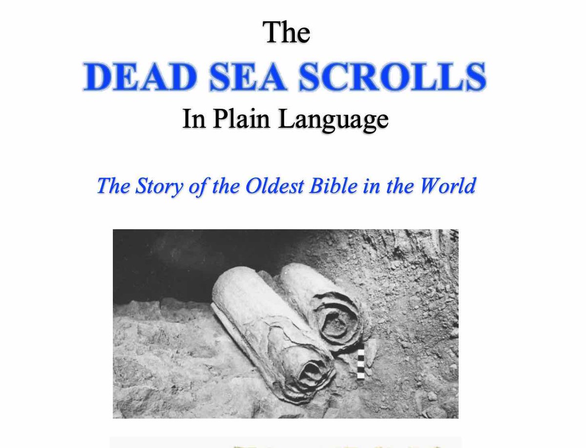 Check put y upcoming online course on The Dead Sea Scrolls in Plain English - eventbrite.com/e/the-dead-sea…