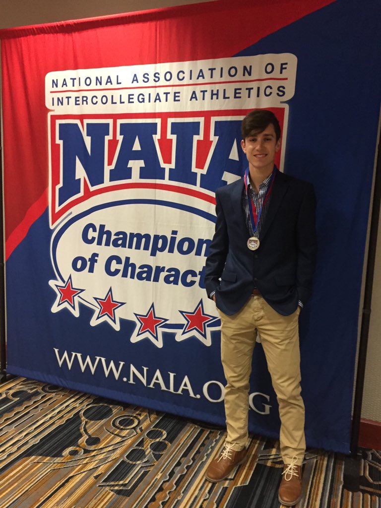 DrKalebStoppel's tweet photo. Honoring Olathe East Senior, Parker Esparza, at today’s NAIA Champions of Charachter Awards Luncheon. 

Parker is the 2019 Olathe East NAIA Champions of Charachter Award nominee! 

Congratulations, Parker, and thank you for all your leadership on and off the field/court! https://t.co/eKBcNhXeCc